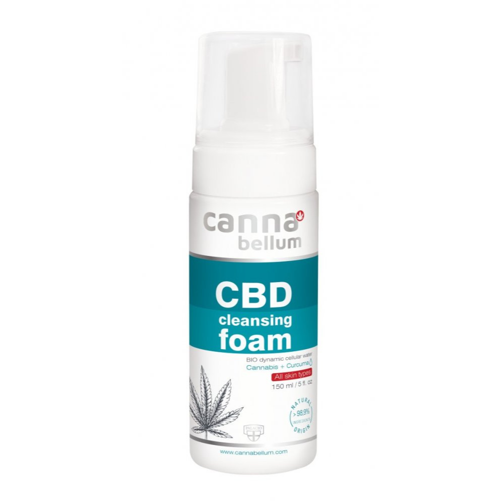 Cannabellum CBD Čista pjena za lice, 150 ml