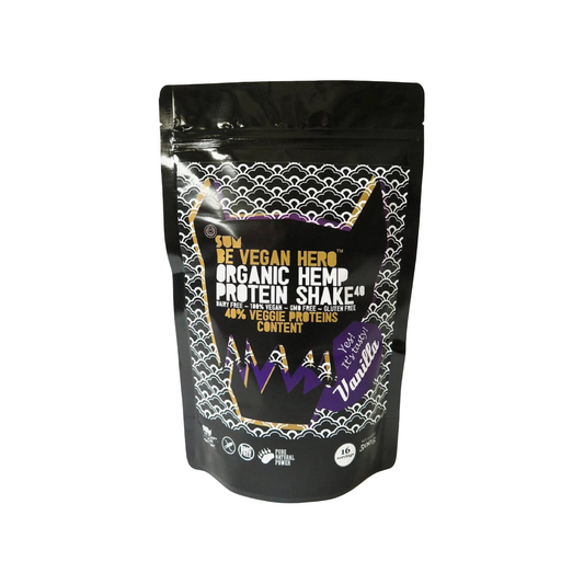 SUM Be Vegan Hero Organic Hemp Proteinski šejk - Vanilija 500g