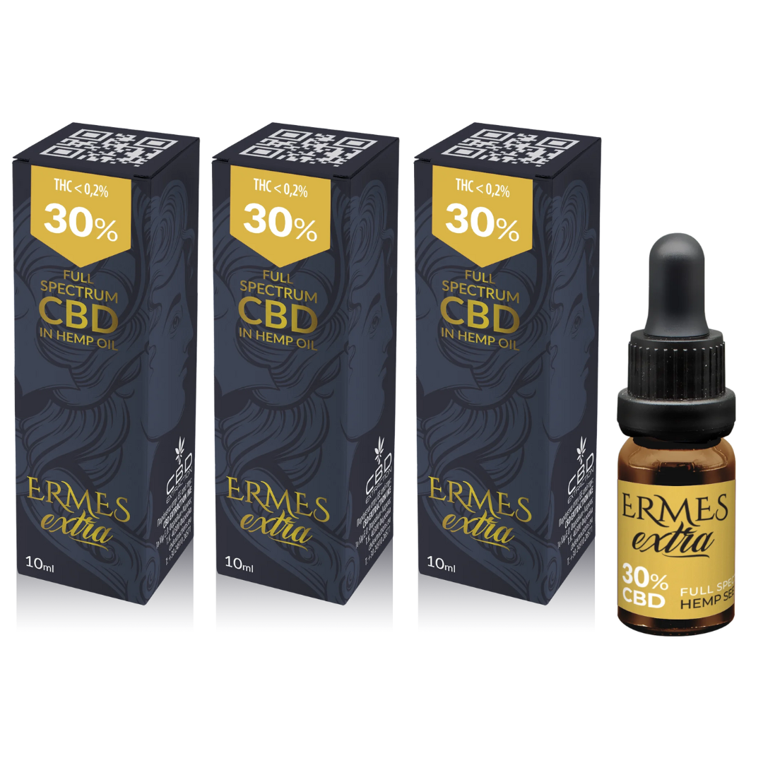 CBD Ulje Ermes Promo 30%+30%+30% CBD Oil 9000mg. Kanabidijol 30ml. Full Spectrum