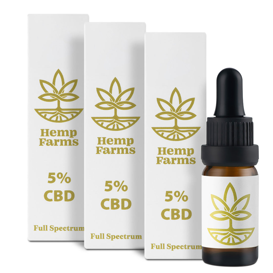 CBD Ulje Hemp Farms CBD Oil Promo 5%+5%+5% 30ml. Full Spectrum