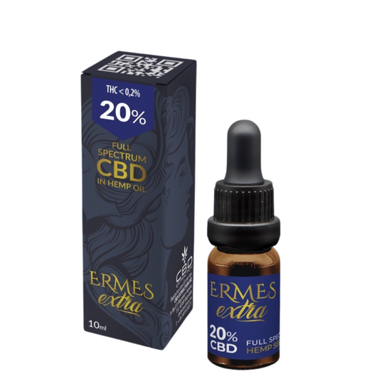 CBD Ulje Ermes 20% CBD Oil 2000mg. Kanabidiol 10ml. Full Spectrum