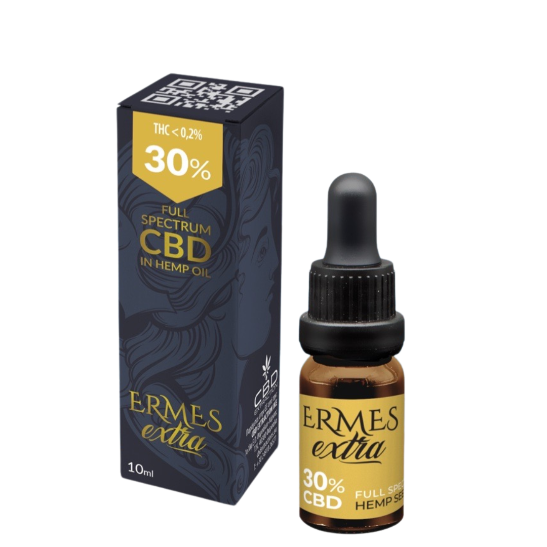 CBD Ulje Ermes 30% CBD Oil 3000mg. Kanabidiol 10ml. Full Spectrum