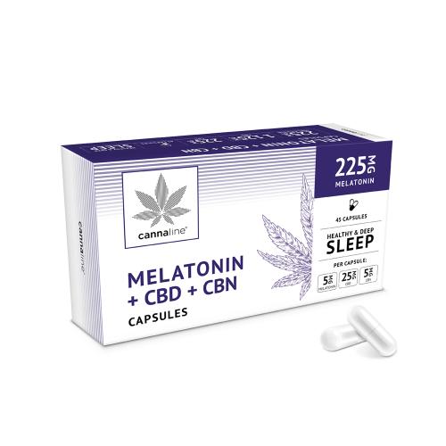 Kapsule CBD + CBN + Melatonin 225mg